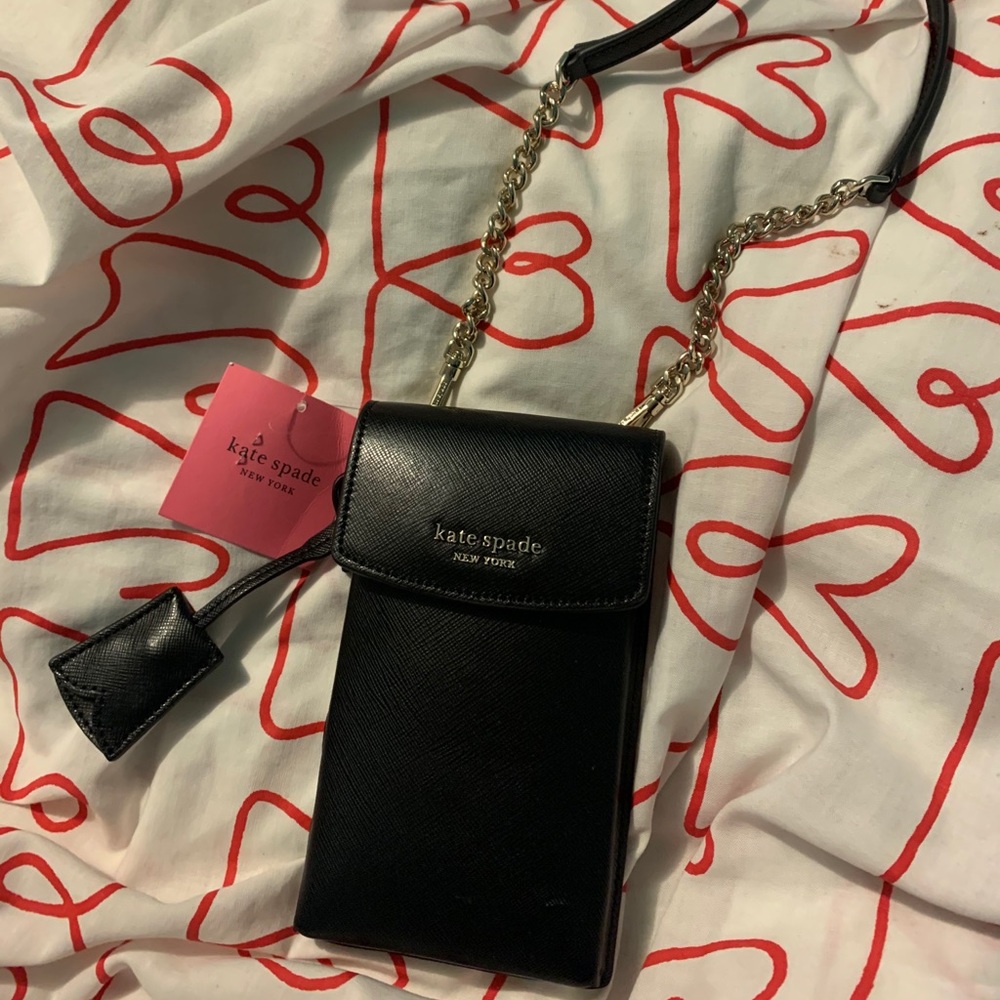 Kate spade black wallet new with tags